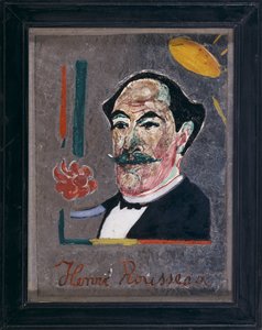 亨利-卢梭肖像 作者 弗朗兹·马克（Franz Marc）