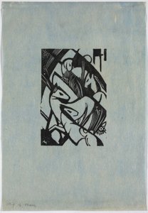 跳马 作者 弗朗兹·马克（Franz Marc）