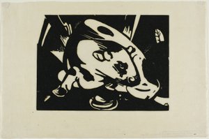 公牛 作者 弗朗兹·马克（Franz Marc）