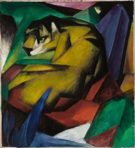 老虎 作者 弗朗兹·马克（Franz Marc）