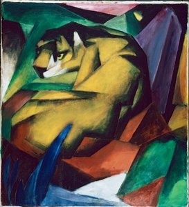 老虎，1912年 作者 弗朗兹·马克（Franz Marc）