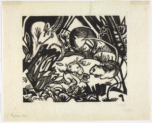 动物传奇 作者 弗朗兹·马克（Franz Marc）