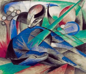 梦马 作者 Franz Marc
