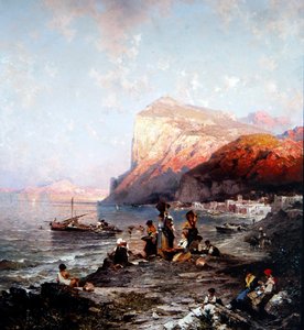 卡普里岛，约1870年（布面油画）