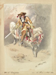 骑灰马的龙骑兵 作者 弗朗兹·萨格（Franz Sager）