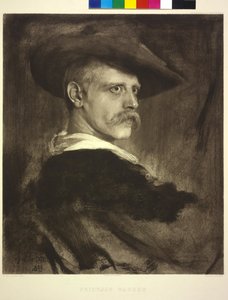 Franz von Lenbach 的绘画 Fridtjof Nansen 作者 弗朗兹·塞拉夫·冯·伦巴赫