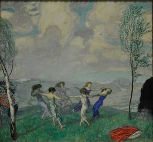圆舞曲，1910年。