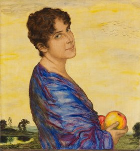 艺术家妻子的画像，约1914年。