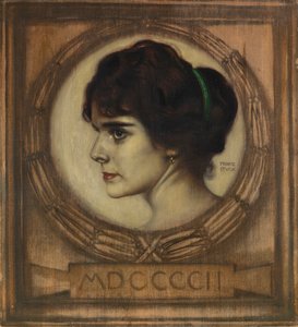 杰玛-比尔鲍姆的画像，1902年。