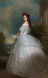 伊丽莎白（1837-98），奥地利女皇 作者 弗朗茨泽维尔温特哈尔特