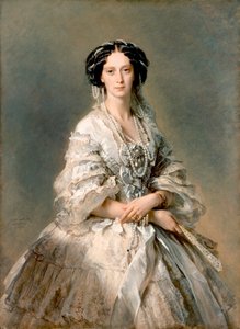 玛丽亚·亚历山大（Maria Alexandrovna）肖像，1857年 作者 弗朗茨泽维尔温特哈尔特