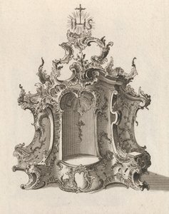 会幕的设计，板块4来自 "会幕 "系列，约1750-56年印刷。