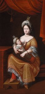 柯森·苏丹（KösemSultan）和她的儿子，未来的苏丹穆拉德四世（Sultan Murad IV）或苏丹易卜拉欣（Sultan Ibrahim），17世纪第二个季度 作者 弗朗兹和杰明格·赫尔曼