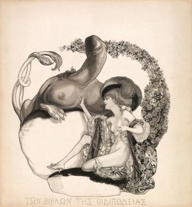 情色插图，约1912年。