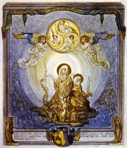 Dantes Divine Comedy，Paradise，Canto XXIV，1921年的插图（wc在纸上） 作者 弗朗兹·冯·贝罗斯
