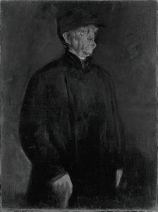 奥托-冯-俾斯麦王子，1896年。 作者 弗朗兹·冯·伦巴赫