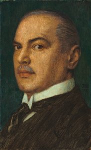 自画像，1923年 作者 弗朗兹·冯·斯塔克