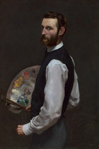 自画像，1865年66。