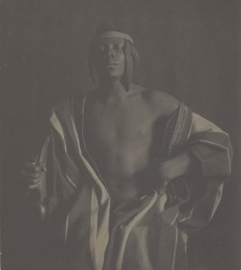一个埃塞俄比亚酋长，1897年，约1902年印刷。