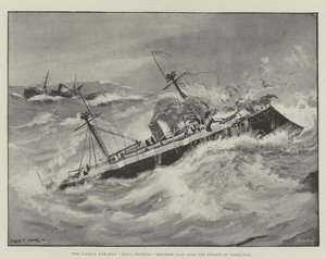 据报道，西班牙战舰Reina Regente在直布罗陀海峡附近失踪 作者 弗雷德·简