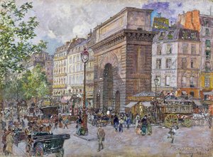 The Porte Saint-Martin，1898