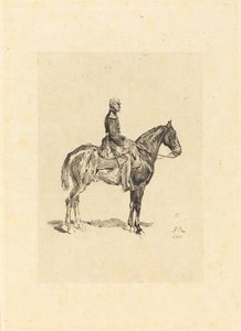 骑士 作者 弗雷德里克·奥古斯特·拉吉勒米（Jean Louis Ernest Meissonier）