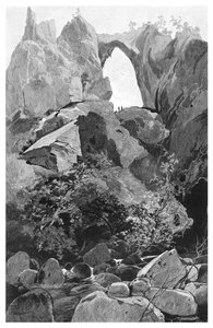 1886年，澳大利亚新南威尔士州珍罗兰岩洞的卡洛塔拱门。