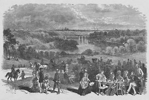 贝尔蒙特大厦（Belmont Mansion）景色，费尔芒特公园（Fairmount Park），1883年