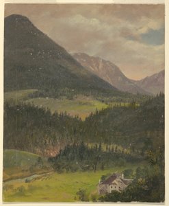 巴伐利亚阿尔卑斯山风景 作者 弗雷德里克·埃德温·丘奇