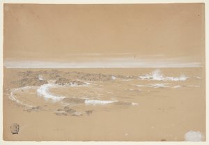 海岸线，加拿大大马南岛 作者 弗雷德里克·埃德温·丘奇