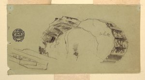 雅典的圆柱和门楣残片 作者 弗雷德里克·埃德温·丘奇