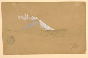 厄瓜多尔安巴托附近的科托帕希火山 作者 弗雷德里克·埃德温·丘奇