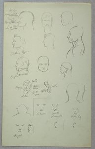 素描，解剖研究，1865-70 年 作者 弗雷德里克·埃德温·丘奇