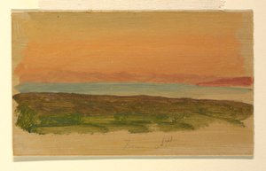 绘画，雅典，海景，1869 年 4 月 作者 弗雷德里克·埃德温·丘奇