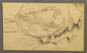 绘画，巨石和岩石，可能创作于 1877 年 von 弗雷德里克·埃德温·丘奇