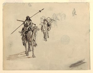 绘画，三月的大篷车，1868 年 2 月 作者 弗雷德里克·埃德温·丘奇