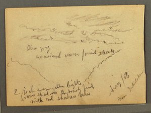 绘画，云雾缭绕的少女峰，瑞士因特拉肯，1868 年 8 月 作者 弗雷德里克·埃德温·丘奇