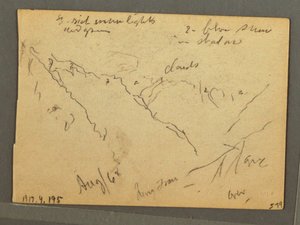 绘画，云雾缭绕的少女峰，瑞士因特拉肯，1868 年 8 月 作者 弗雷德里克·埃德温·丘奇