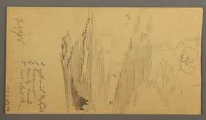 绘画，多云的天空笼罩着群山，1866 年 7 月 19 日 作者 弗雷德里克·埃德温·丘奇