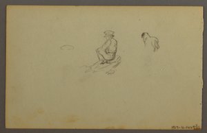绘画，沙丘，1844 年 作者 弗雷德里克·埃德温·丘奇