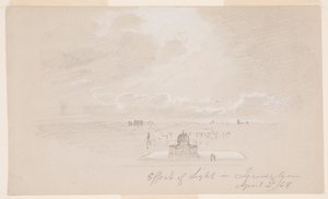 绘画，光对耶路撒冷的影响，1868 年 4 月 2 日 作者 弗雷德里克·埃德温·丘奇