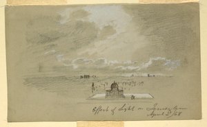 绘画，光对耶路撒冷的影响，1868 年 4 月 2 日 作者 弗雷德里克·埃德温·丘奇