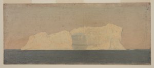 绘画，浮冰山，拉布拉多，1859 年 6 月或 7 月 作者 弗雷德里克·埃德温·丘奇