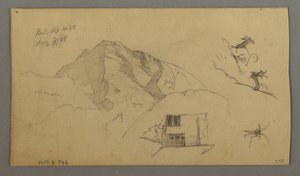 绘图，冰川，1868 年 8 月 21 日 作者 弗雷德里克·埃德温·丘奇