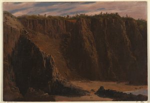 绘画，加拿大大马南岛，1851 年 8 月至 9 月 作者 弗雷德里克·埃德温·丘奇