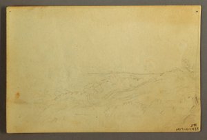 绘画，溪边林中小屋，1845 年 4 月 作者 弗雷德里克·埃德温·丘奇