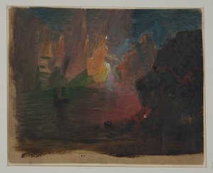 绘画，冰山幻想，约 1859 年 作者 弗雷德里克·埃德温·丘奇