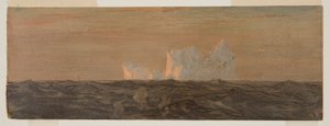 绘画，冰山，1859 年 6 月或 7 月 作者 弗雷德里克·埃德温·丘奇