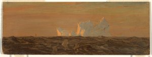 绘画，冰山，1859 年 6 月或 7 月 作者 弗雷德里克·埃德温·丘奇