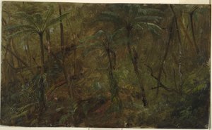 绘画，西印度群岛贾马西亚森林，1865 年 作者 弗雷德里克·埃德温·丘奇